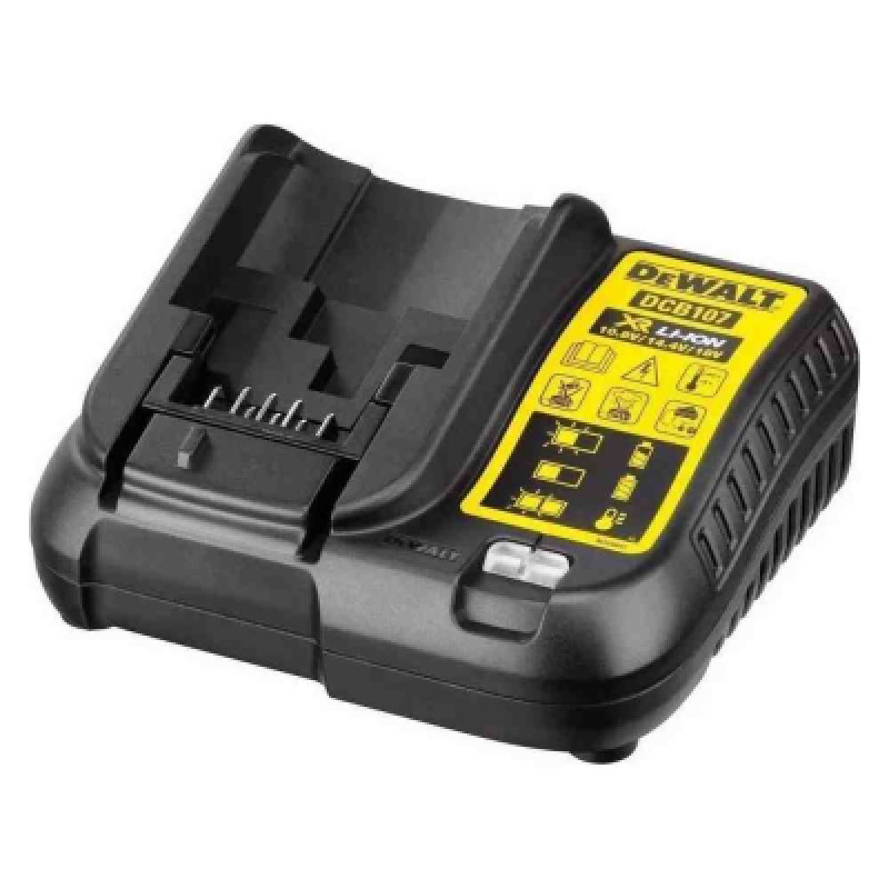 Зарядное устройство для аккумуляторов инструмента DeWALT 10,8V/12V/18V/54V, ток 1.25 A, 0.29 кг (DCB107_N385683)