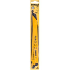 Полотно DeWALT для шабельних пилок, по металу, швидкий пропил, 203 мм, 14 TPI, 5 шт (DT2353)