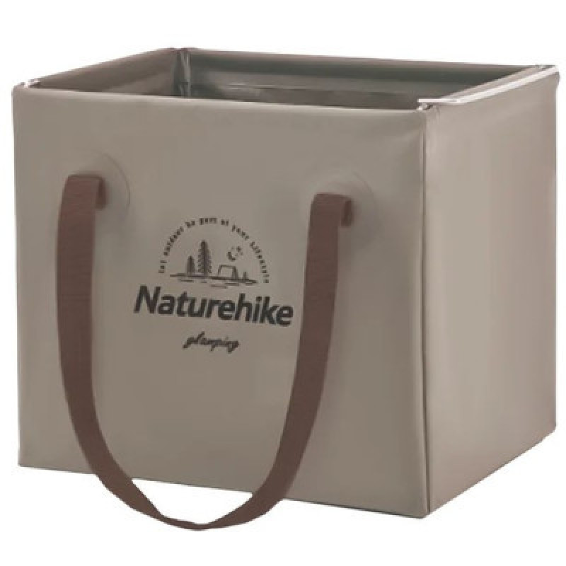 Ведро складное Naturehike CNH22SN002 ПВХ 20л Tan (6927595795132)
