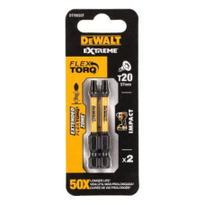 Набор бит DeWALT IMPACT TORSION, ударные, Т20, L=57 мм, 2 шт (DT70533T)