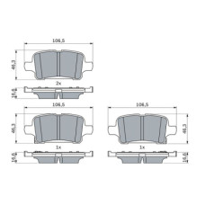 Тормозные колодки Bosch 0 986 424 839