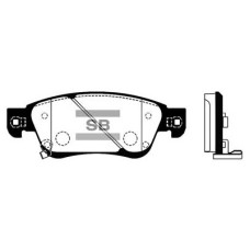 Тормозные колодки HI-Q SP1478