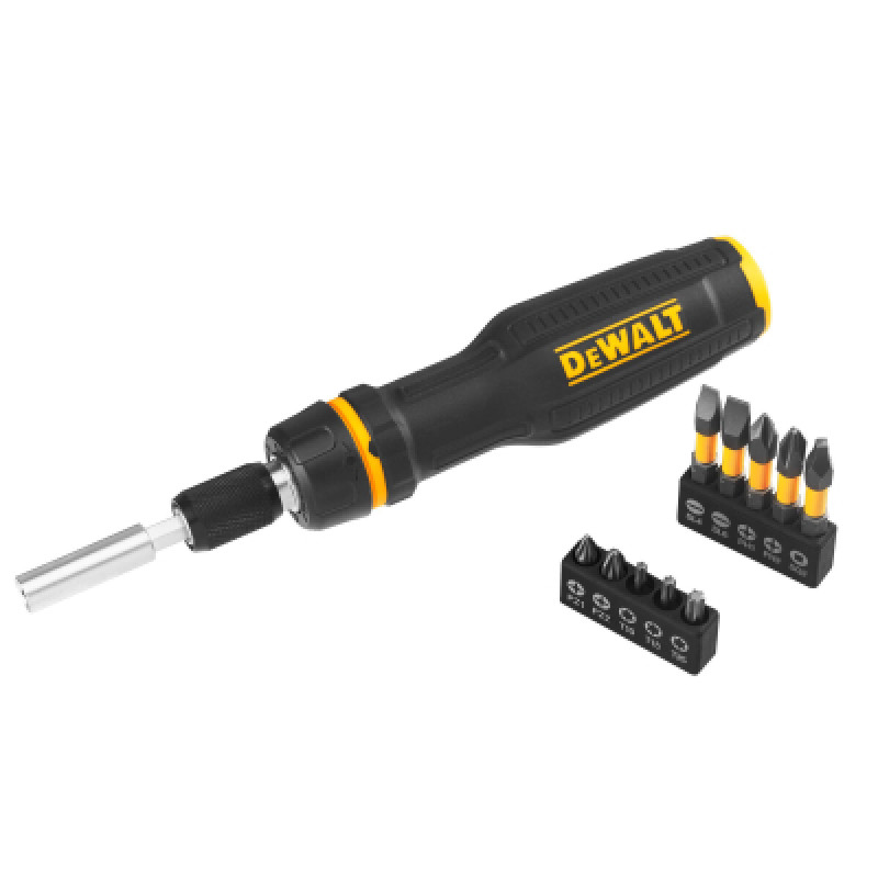Отвертка DeWALT FULL FIT Telescoping, со сменными битами, 10 бит (DWHT68001-0)