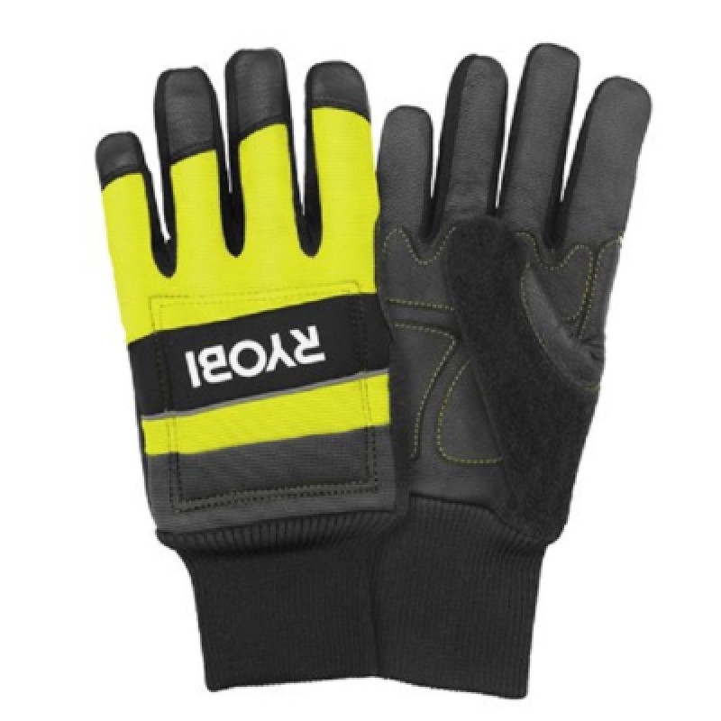 Защитные перчатки Ryobi RAC258L, для работы с цепной пилой, влагозащита, р. L (5132005711)