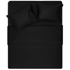 Підковдра Ardesto Mix&Match Premium 100% бавовна, сатин чорний 160х220 см (ART1622DVL)
