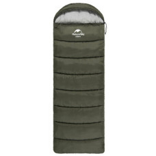 Спальний мішок Naturehike U350 NH20MSD07 Hollow Cotton Right Green (6927595767238-R)