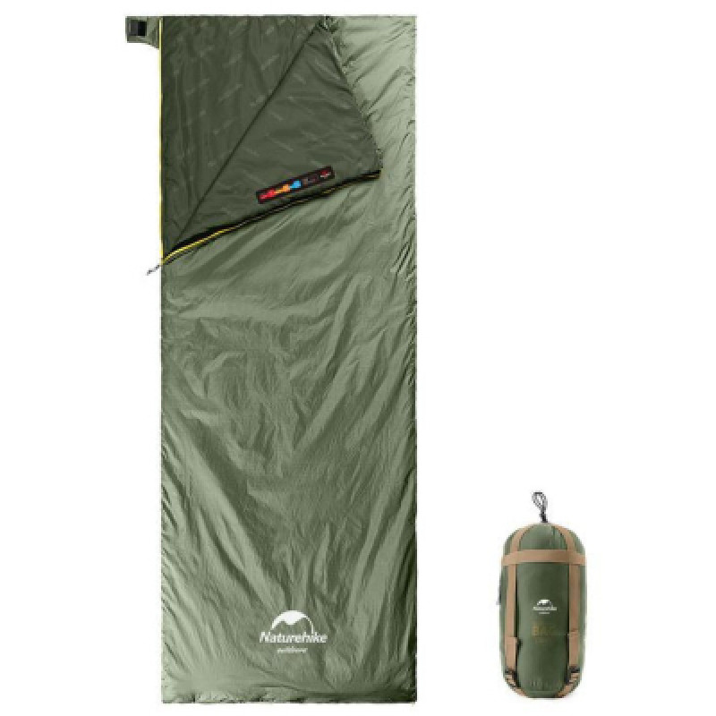 Спальный мешок Naturehike Summer надлегкий LW180 NH21MSD09 R (15C) XL Green (6927595777961-R)
