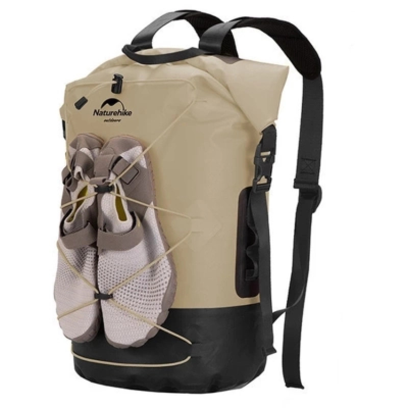 Рюкзак туристический Naturehike водонепроникний NH21FSB04 40л бежевий (6927595788264)