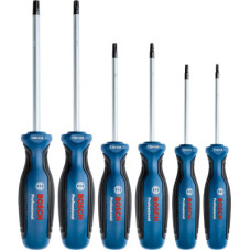Набор отверток Bosch Torx 6шт, T10х75, T15х75, T20x100, T25x100, T30x125, T40x125 мм (1.600.A01.V09)