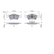 Тормозные колодки Bosch 0 986 494 960
