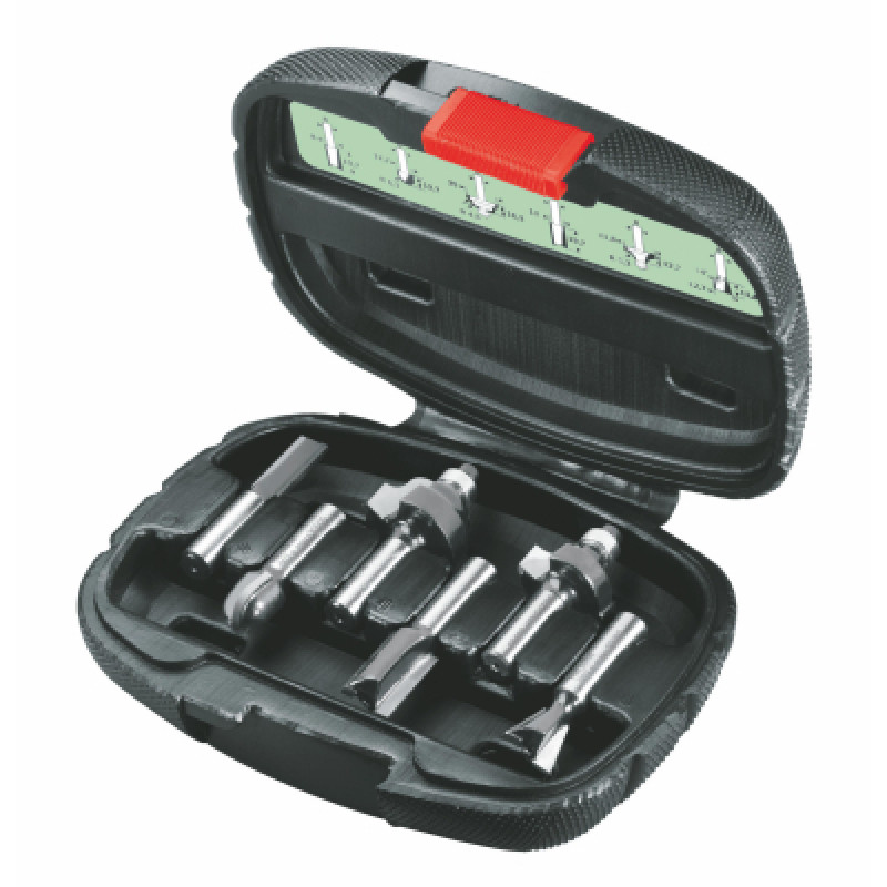 Набор фрез Bosch Expert for Wood 8мм, 6шт (2.607.019.463)