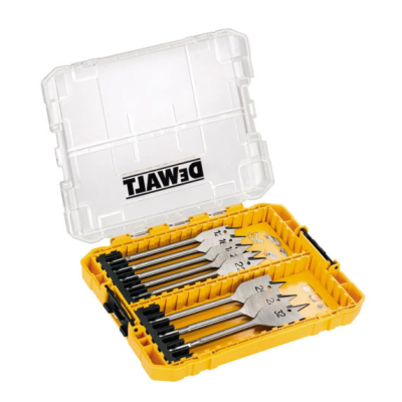 Набор сверл DeWALT перьевых по дереву EXTREME IMPACT 8 шт. (DT70750)