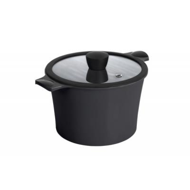 Кастрюля Ringel Zitrone black с крышкой 5,8 л (RG-2108-24/2 BL)