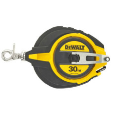 Рулетка DeWALT STEEL, 30 м х 10 мм, обрезиненный литой корпус (DWHT0-34093)