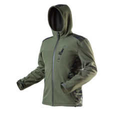 Куртка рабочая Neo Tools CAMO, размер XXL(58), водонепроницаемая, дышащая Softshell (81-553-XXL)