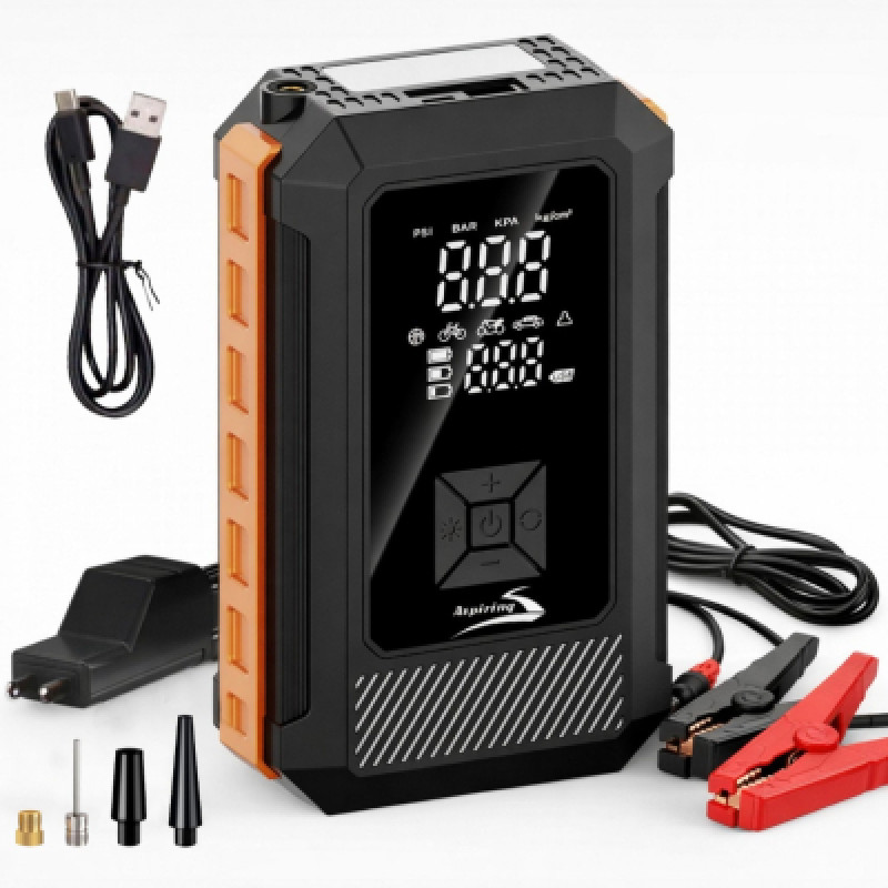 Пуско зарядное устройство Aspiring 10000mAh 1000A Jump 5 Power bank 3-in-1 with inflator (VTR-P5)