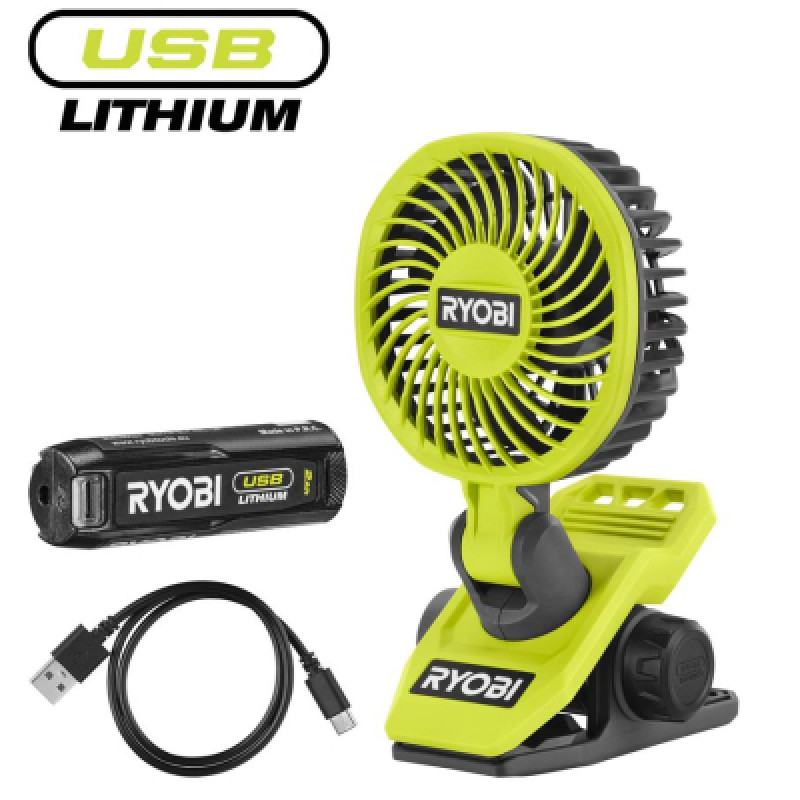 Вентилятор Ryobi USB Lithium RCF4-120G (5133006143)