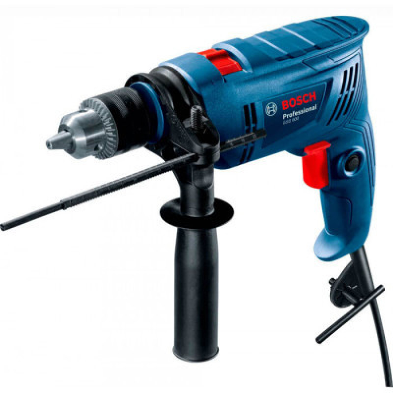 Дрель Bosch GSB 600, 600Вт, 1-10 мм, 3000 об/мин, 48000 уд/мин (0.601.1A0.320)