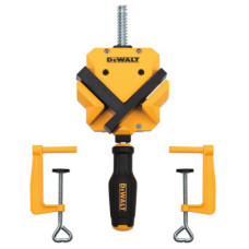 Струбцина DeWALT кутова, великого зусилля + 2 струбцини для кріплення до столу (DWHT83853-0)