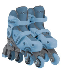 Роликовые коньки Globber 2в1 сіро-сині р.26-29, до 20кг, 3+ (780-200)