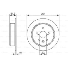2шт, Гальмівний диск Bosch 0 986 479 657