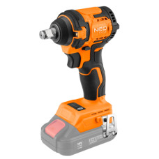 Гайковерт Neo Tools Energy+ 18V, безщітковий, 2500об/хв, 350Нм, 1/2", 3 швидкості, 1.1кг (без АКБ та ЗП) (04-613)