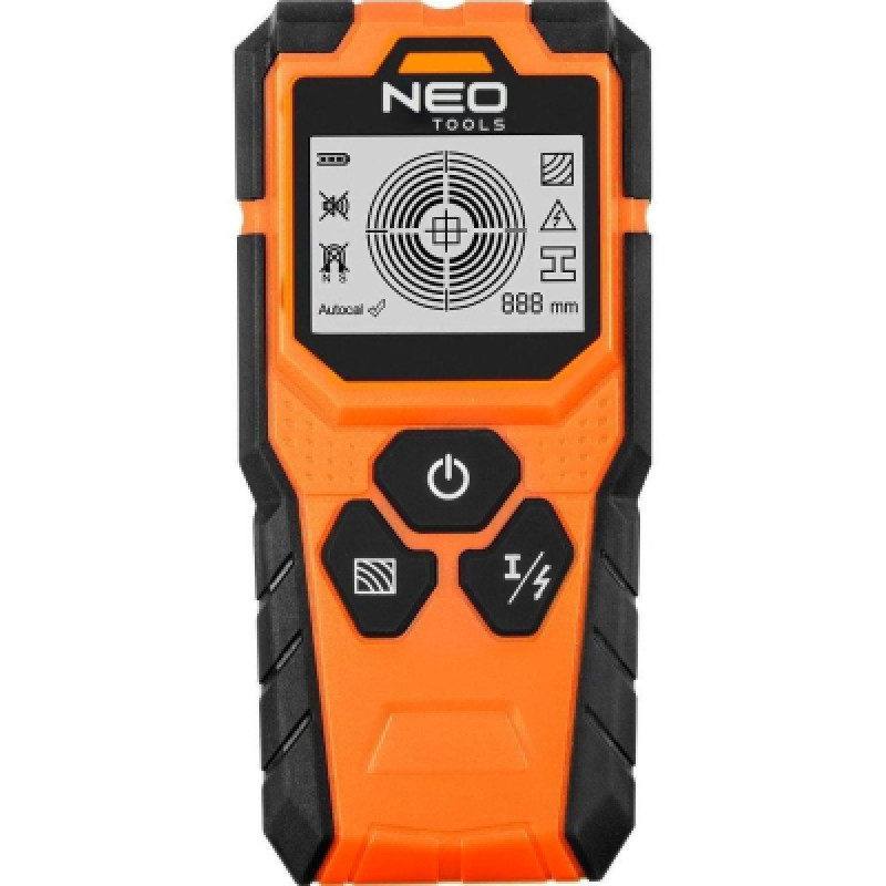 Детектор строительный Neo Tools від 20 до 100мм, IP54, чохол, 0.164кг (75-250)