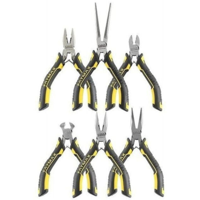 Набор инструментов Stanley мини плоскогубцев и кусачек FatMax, 6 шт (FMHT0-80541)