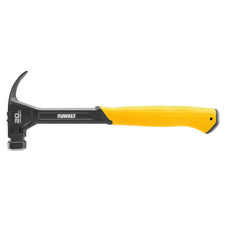 Молоток DeWALT CURVE-CLAW, суцільнометалевий, 567 г, з гвоздодером. (DWHT51009-0)