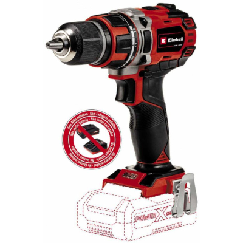 Шуруповерт Einhell TE-CD 18/50 Li BL Solo X-Change (без АКБ и ЗУ) (4513887)