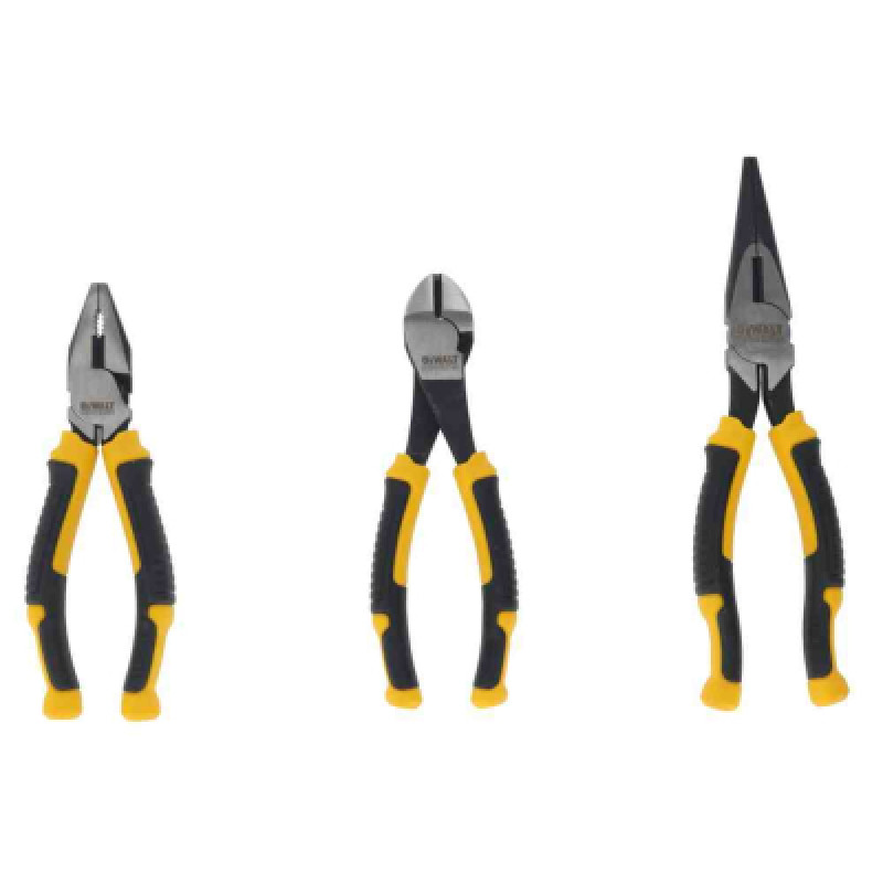 Набор инструментов DeWALT шарнирно-губцевых LASER HARDENED, 3 шт (DWHT82813-0)