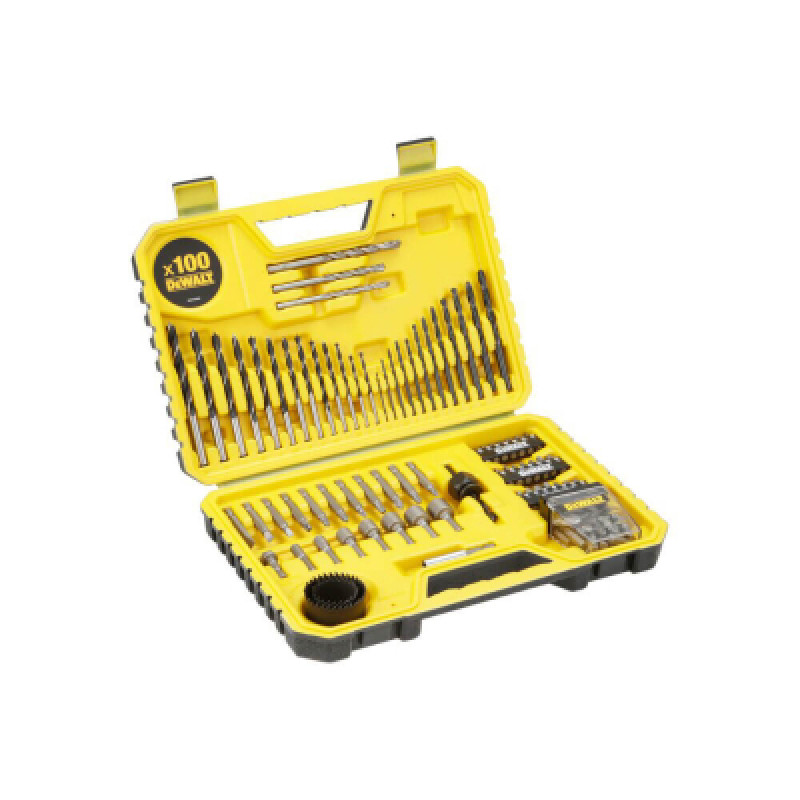 Набор сверл и бит DeWALT 100 шт, кейс (DT71563)