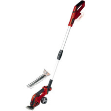 Кусторез Einhell GE-CG 18/100 Li T-Solo, 18В, PXC, лезвия 100/200 мм, телескоп. ручка, 0.7 кг (без АКБ и ЗУ) (3410310)