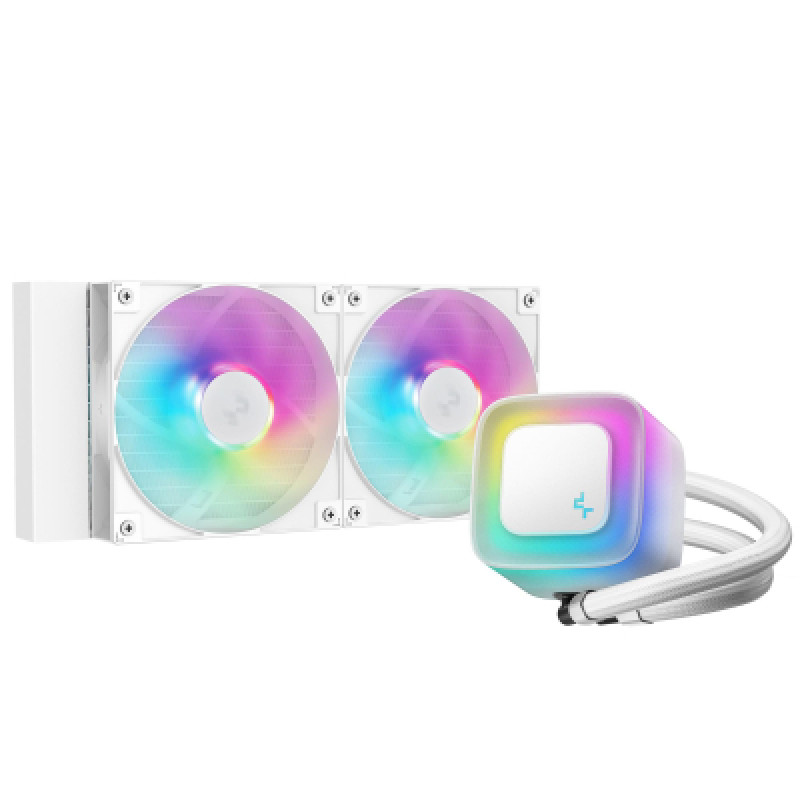 Система жидкостного охлаждения Deepcool LE240 WH V2 (R-LE240-WHAMMN-G-2)
