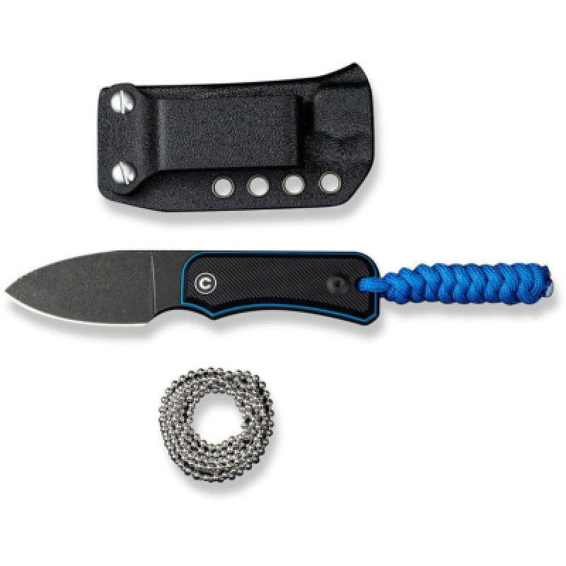 Нож Civivi Baby Banter Fixed Blade, Black G10, Darkwash (C23045-1)