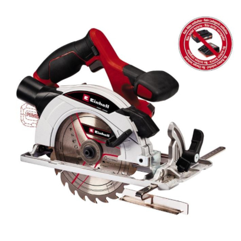Дисковая пила Einhell TE-CS 18/165-1LI - Solo PXC 18V, 165х20 мм, 2.6кг (без АКБ и ЗУ) (4331207)
