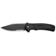 Ніж Civivi Cogent Serrated, Black G10, Darkwash (C20038E-1)