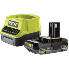 Набор аккумулятор + зарядное устройство Ryobi ONE+ RC18120-120C 18V 1х2Ah, ЗУ 2А (5133005090)