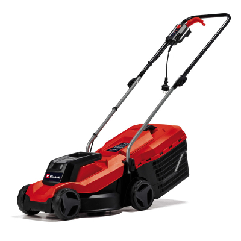Газонокосилка Einhell GC-EM 1000/32, 1000Вт, 32 см, 20-70 мм, 30 л (3400070)