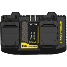 Зарядний пристрій для акумуляторів інструменту Stanley на 2 акумулятори, 20V, вихідний струм 4A (SFMCB24)