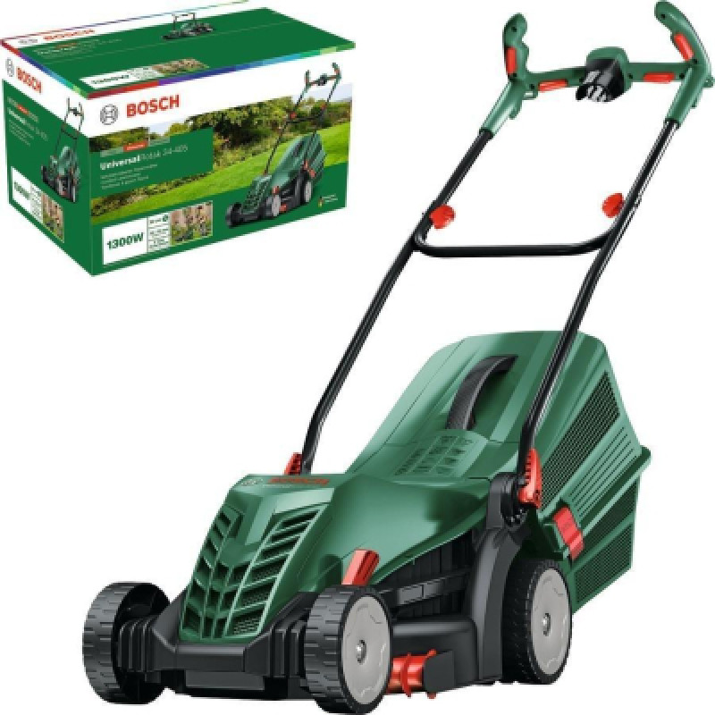 Газонокосилка Bosch UniversalRotak 34-405 1300Вт, 34см, 40л, 27-50мм, 11кг (0.600.8A6.401)