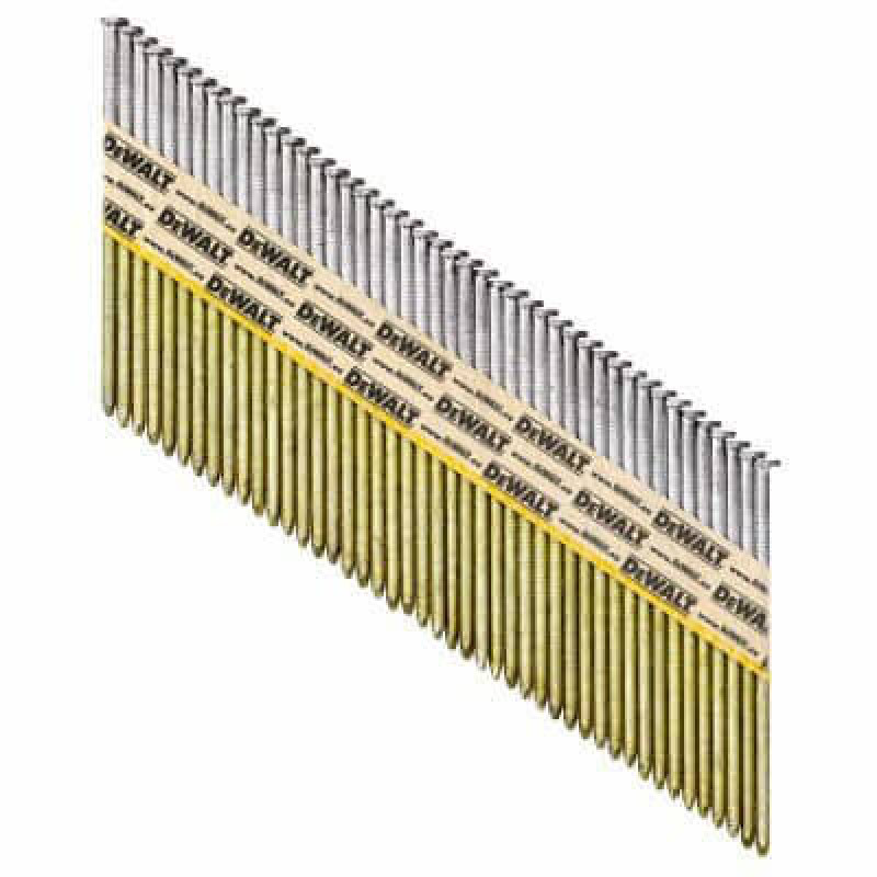 Гвозди DeWALT стальные DNPT, без покрытия, 90 мм, диам. 3.1 мм, угол 33 гр., 2200 шт (DNPT3190Z)