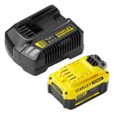 Набор аккумулятор + зарядное устройство Stanley FatMax,V20, 18 В,4Ah, 4A (SFMCB14M1)