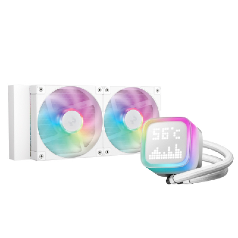 Система жидкостного охлаждения Deepcool LP240 ARGB White (R-LP240-WHMSMC-G-1)