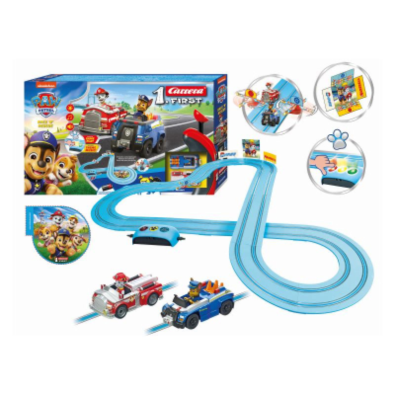 Автотрек Carrera First Paw Patrol Гонки и спасение (CR-20063058)
