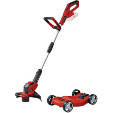 Триммер садовый Einhell GE-CT 18/28 Li TC-Solo 18V, 8500об/мин, 28см, леска и тележка, 2.15кг (без АКБ и ЗУ) (3411212)