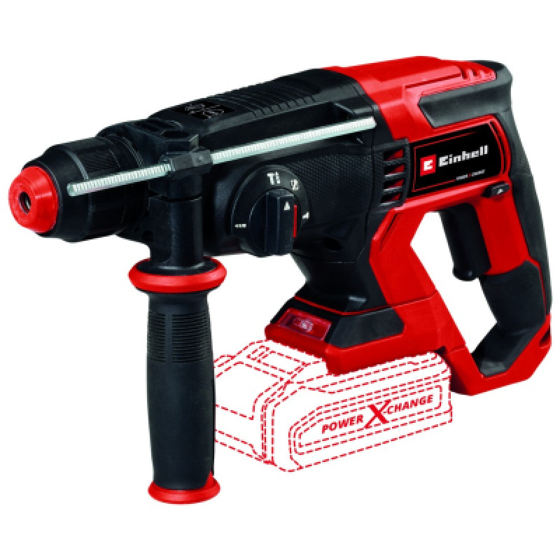 Перфоратор Einhell TE-HD 18/20LI - Solo, SDS-plus, PXC 18V, 1.8Дж, кейс (без АКБ и ЗУ) (4514260)