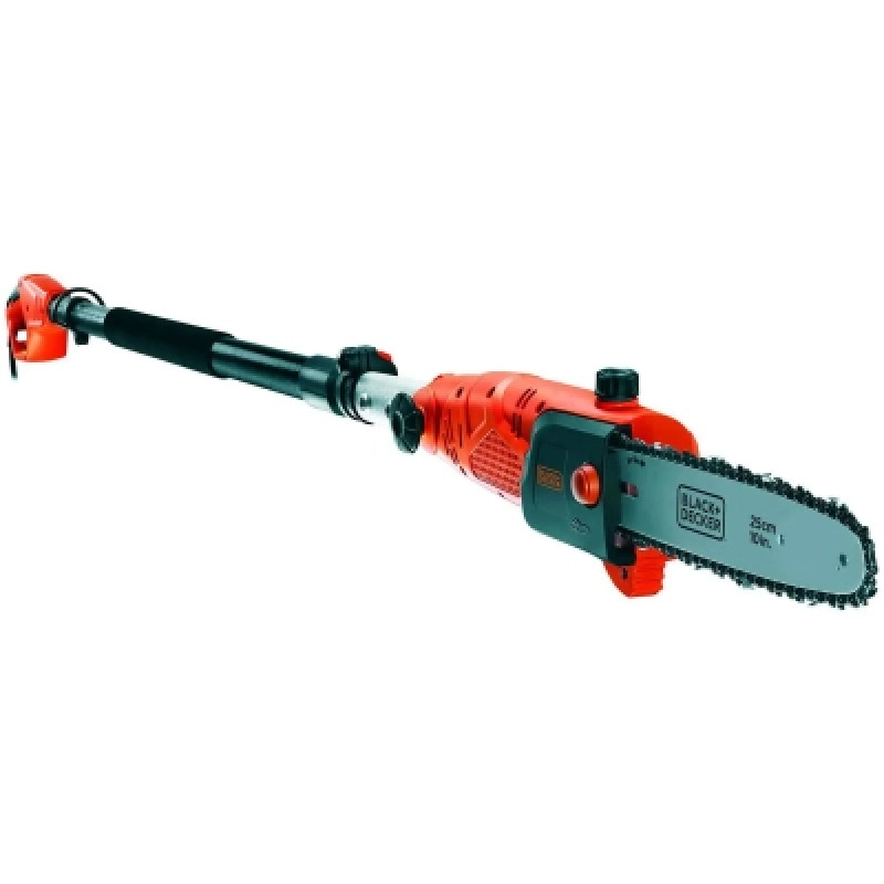 Цепная пила Black&Decker высоторез с штангой, 0.8 кВт, длинна 244 см, длина шины 25 см (PS7525)