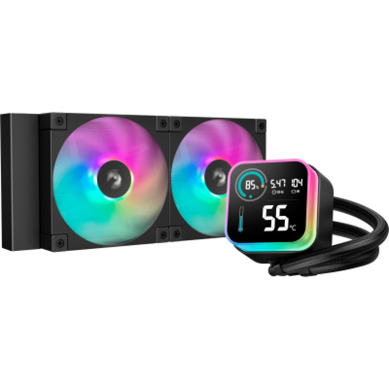 Система жидкостного охлаждения Deepcool LQ240 Black (R-LQ240-BKLSMW-G-1)
