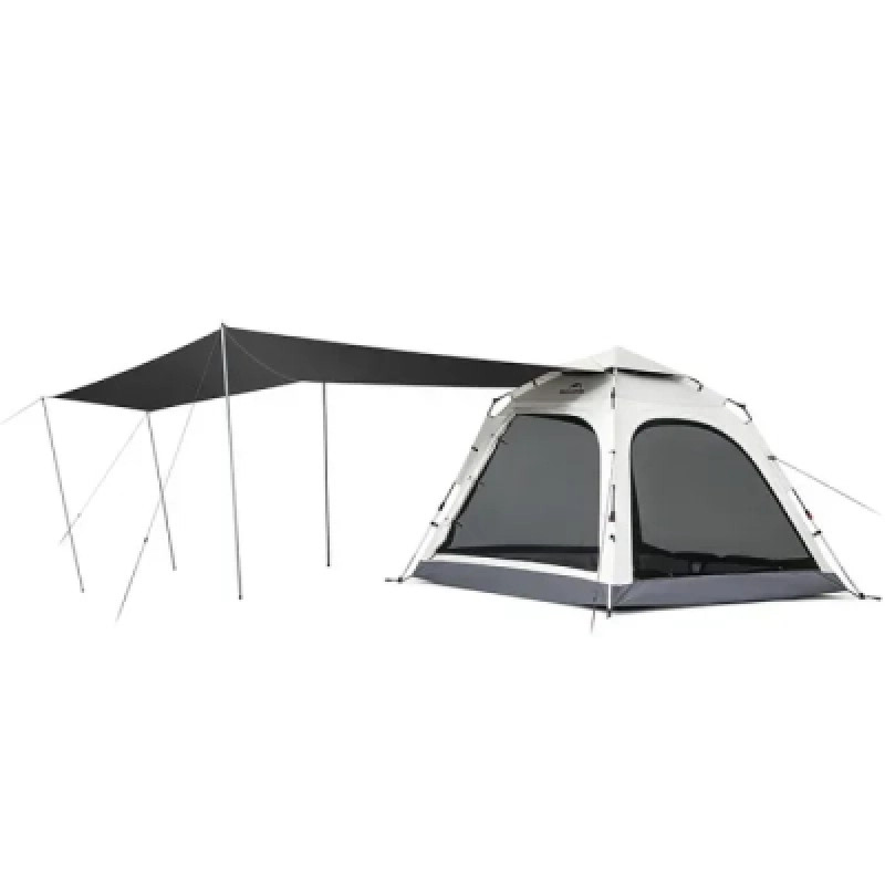 Палатка Naturehike тримісний автоматичний із тентом Ango CNK2550WS01 S, сірий (6927595785782)